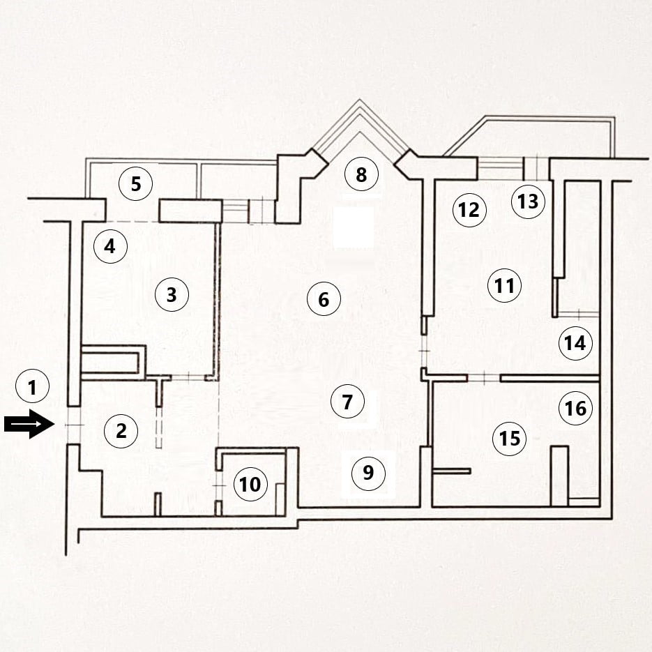 План квартири з навігацією